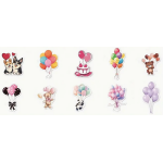 Balloon Stickers 10's